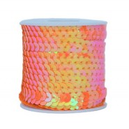 Paillettenband ± 6mm Oranje AB